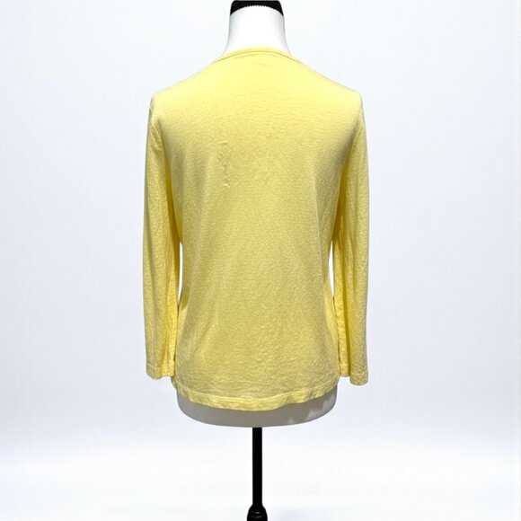 Chico’s Linen Pintuck Detail Top – Size 2 (U.S. L) - Picture 5 of 7